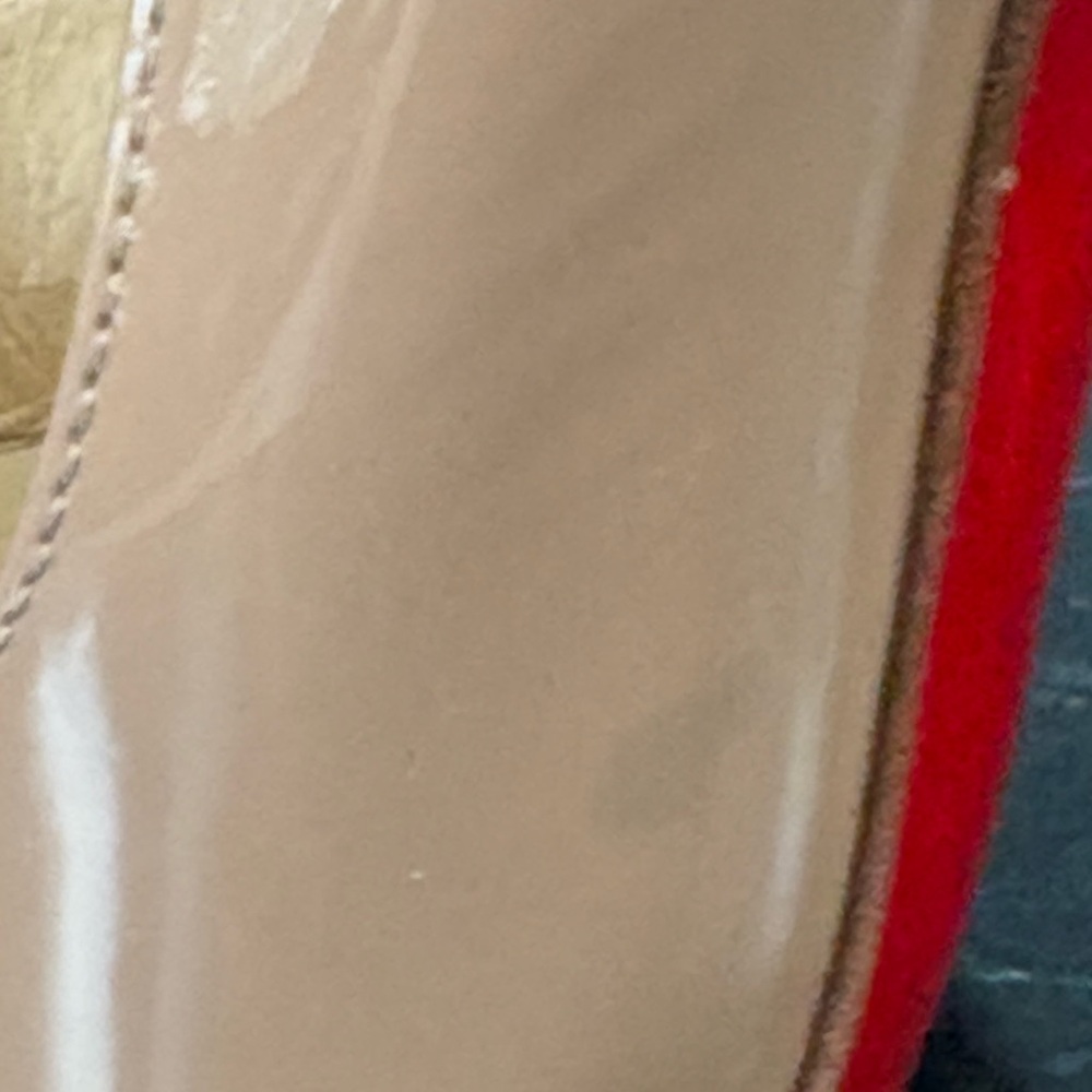 Louboutin slingback peep toe heels - Picture 11 of 13